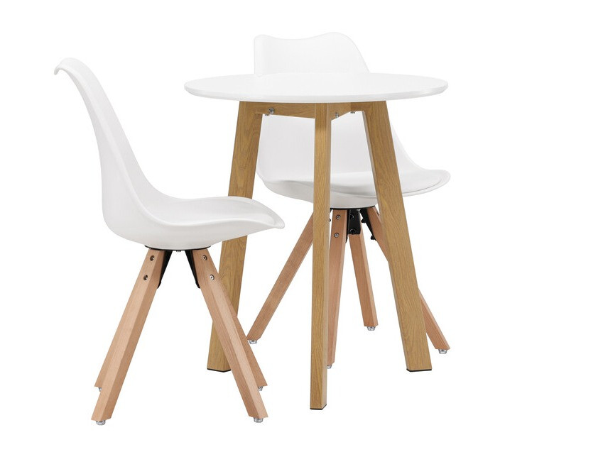 Étkezőgarnitúra Dallas 3781 (Fehér + Világosbarna)