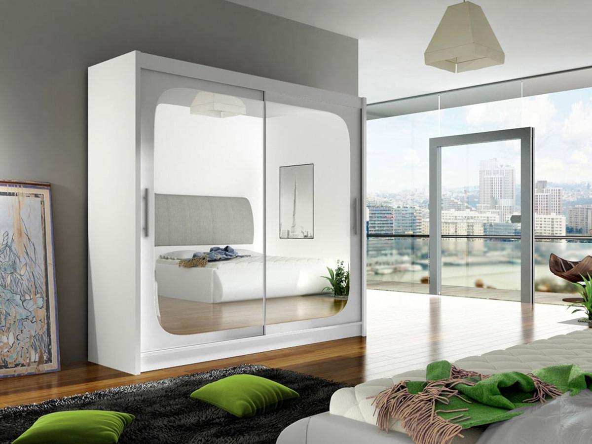 Gardróbszekrény Closico Pallor VIII (Fehér)