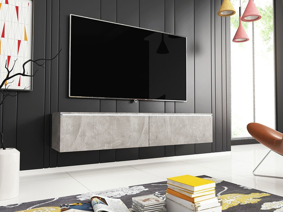 TV-állvány Scientia (Beton)