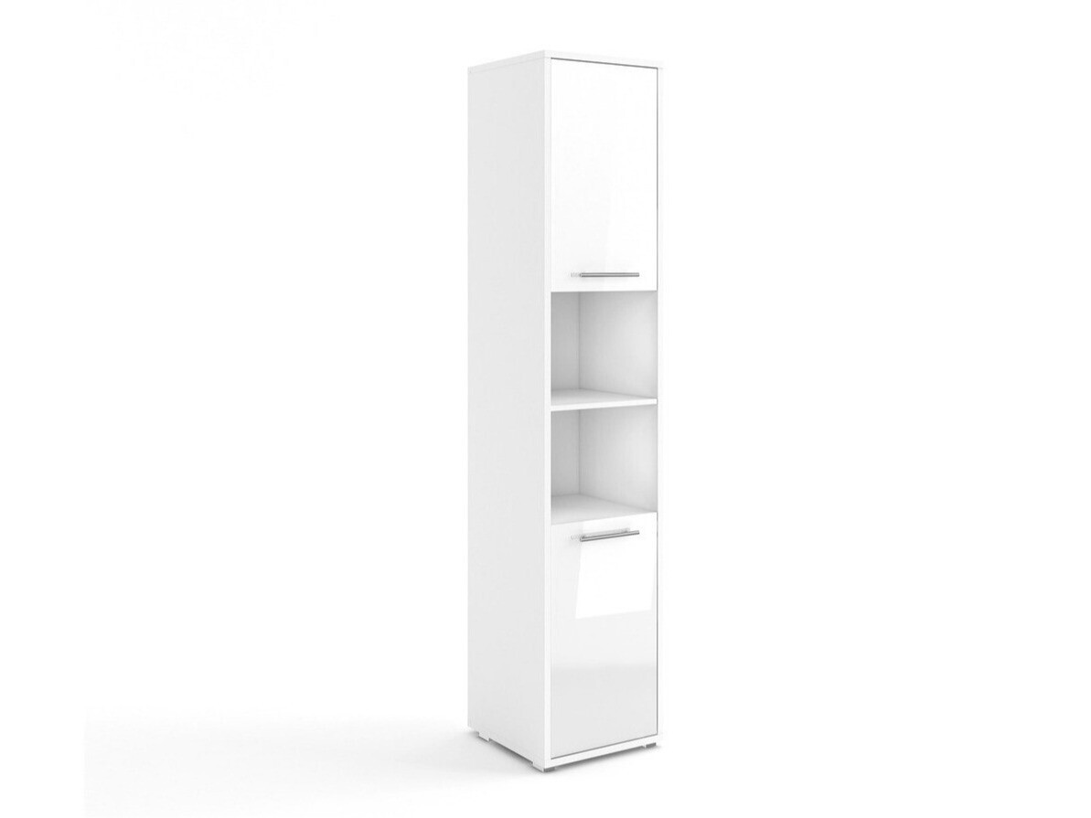 Könyvespolc Concept Pro Lenart I (Fehér + Fényes fehér)