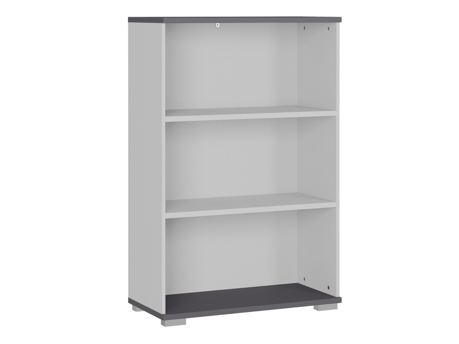 Könyvespolc Lartesi 100 (Grafit + Világosszürke)