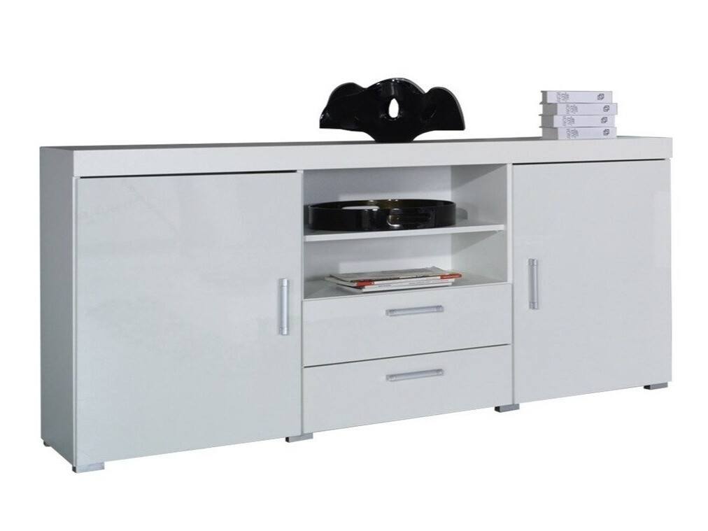 Komód Odebeli 105 (Fehér + Fényes fehér)