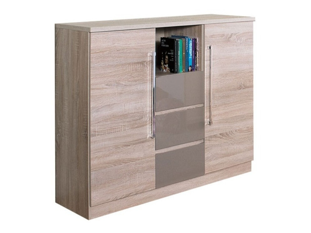 Komód Reno 102 (Sonoma tölgy + Cappuccino)