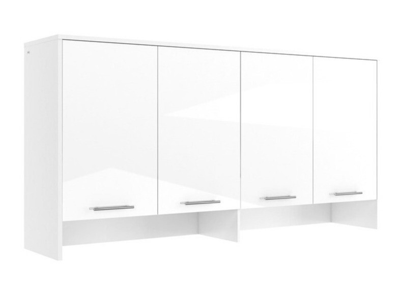 Szekrény Concept Pro Lenart II (Fehér + Fényes fehér)