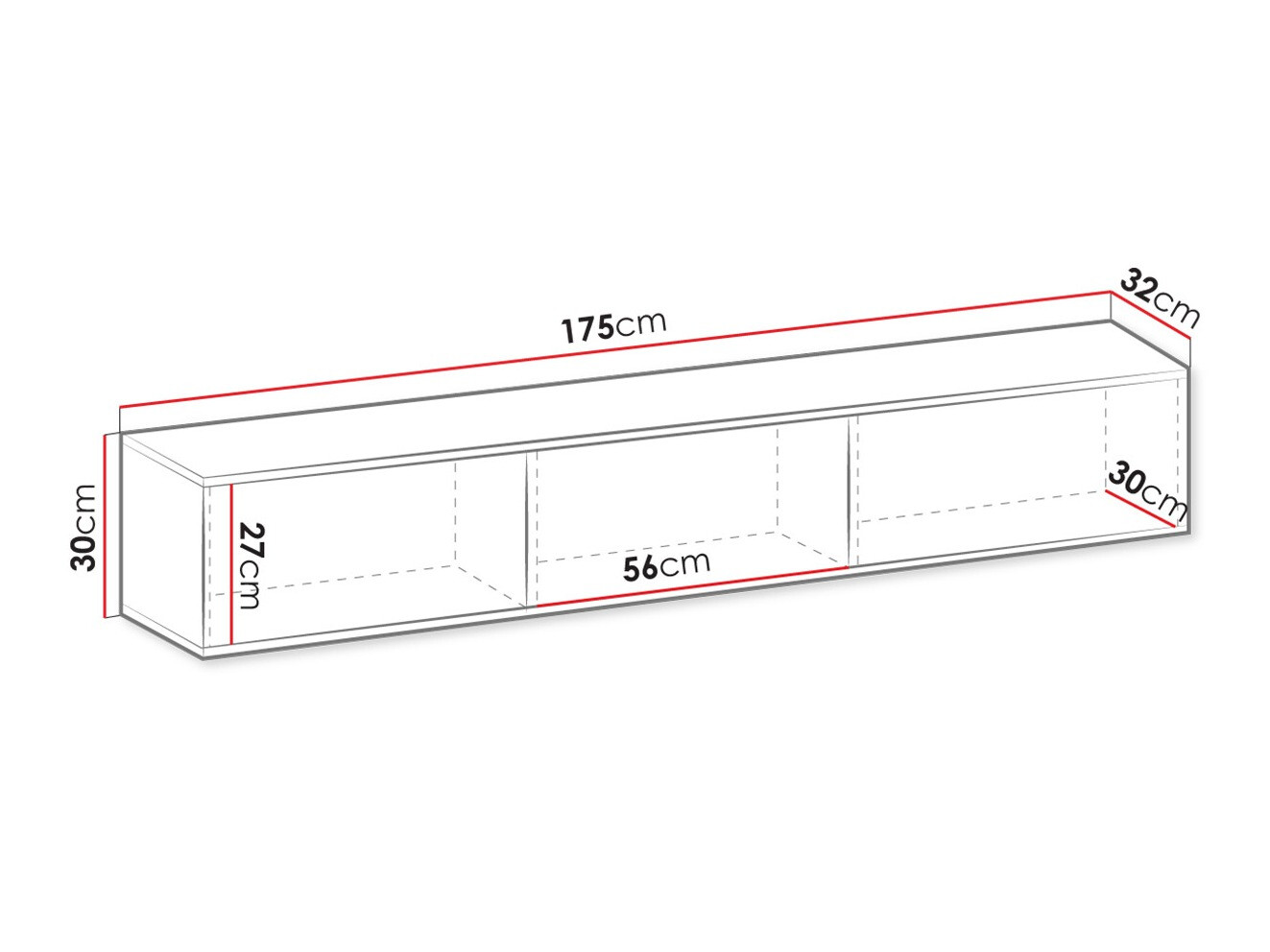 TV-állvány Princal (Krém + Aranysárga)