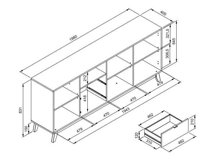 Komód Findlay K103