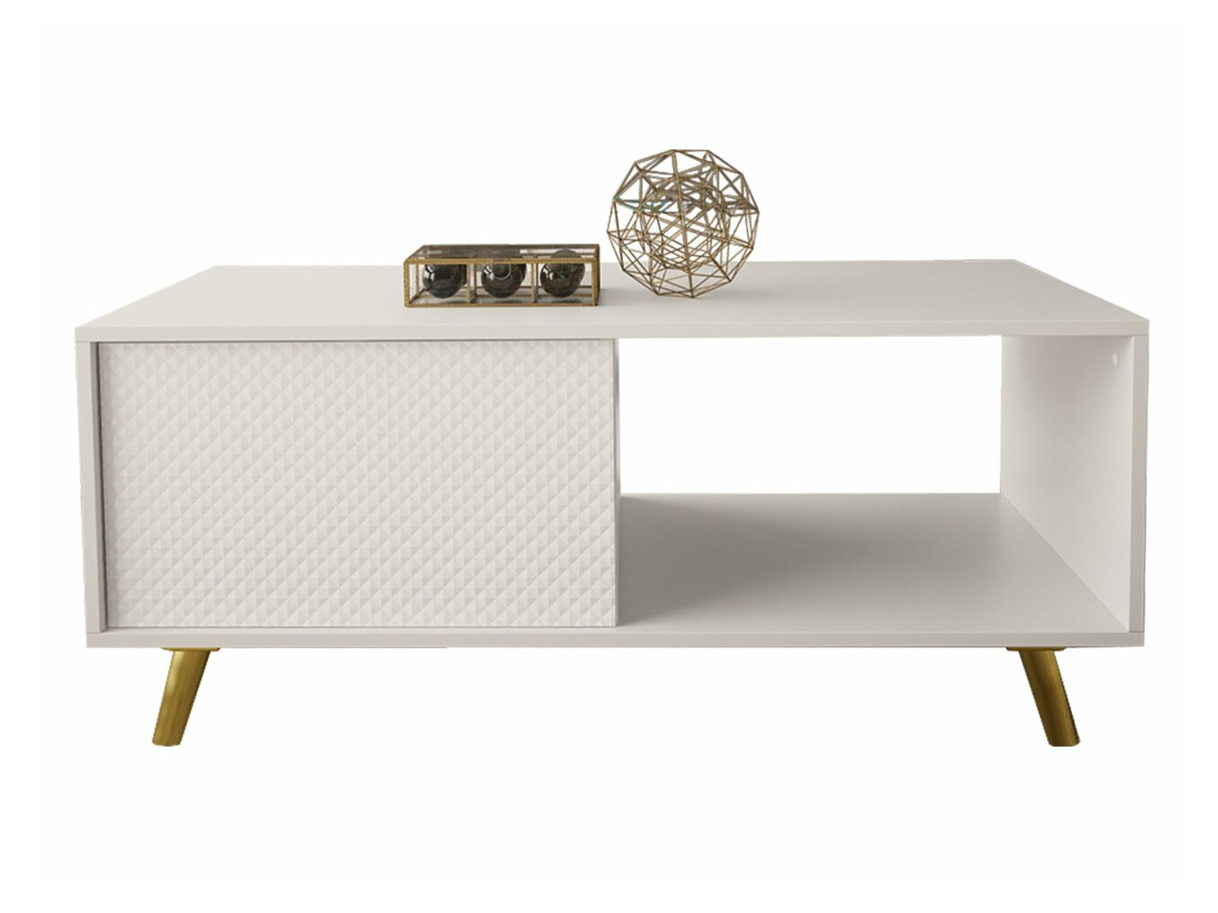 Dohányzóasztal Merced 130 (Fehér)