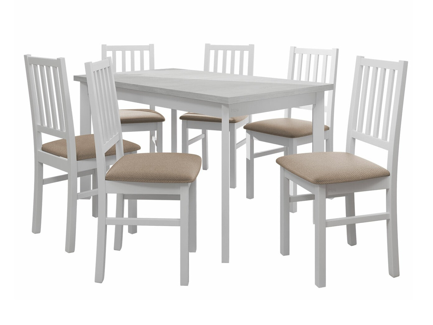 Étkezőgarnitúra Victorville 264 (Fehér)