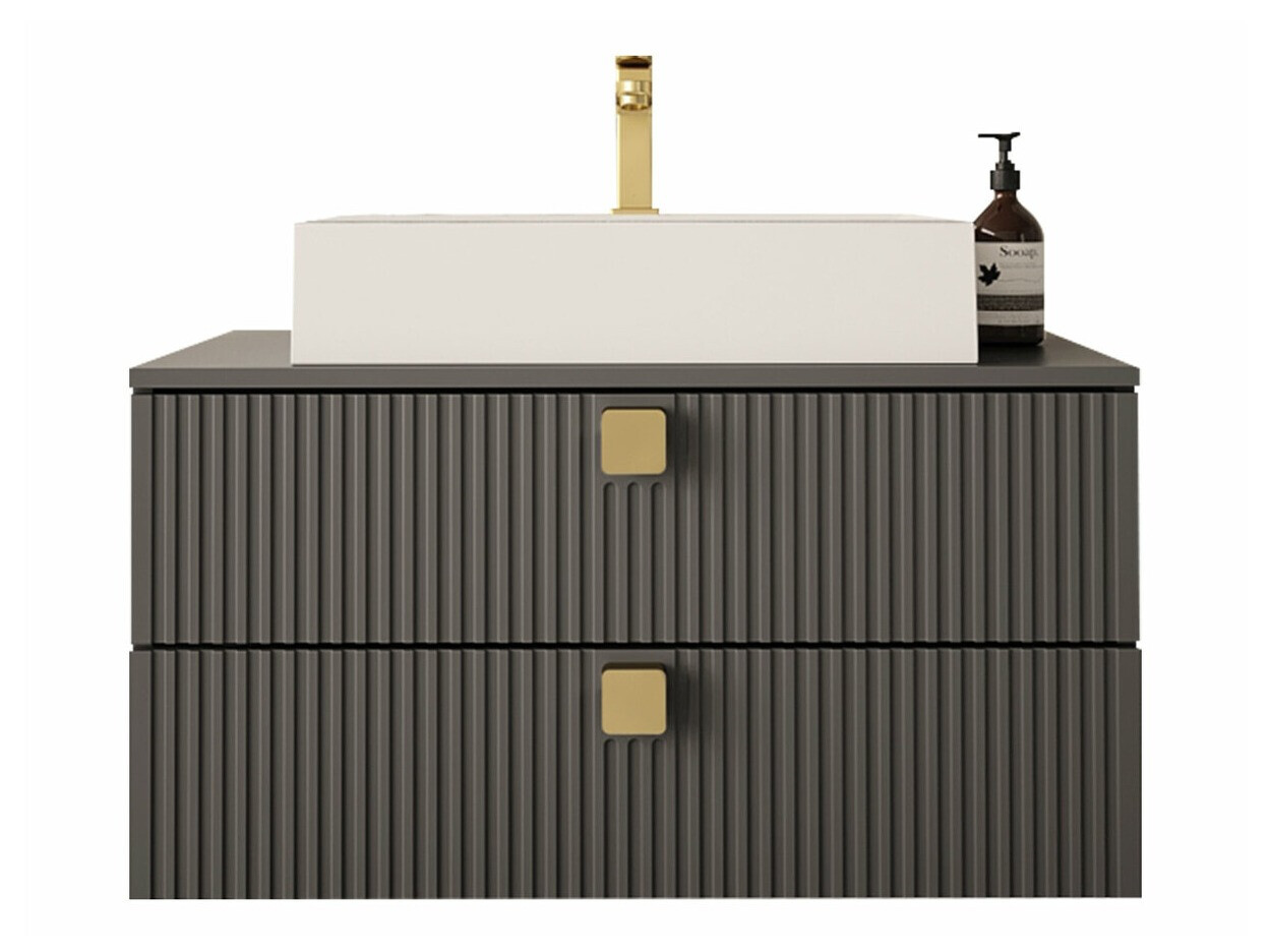 Fali szekrény mosdónak Orlvera 102 (Szürke)