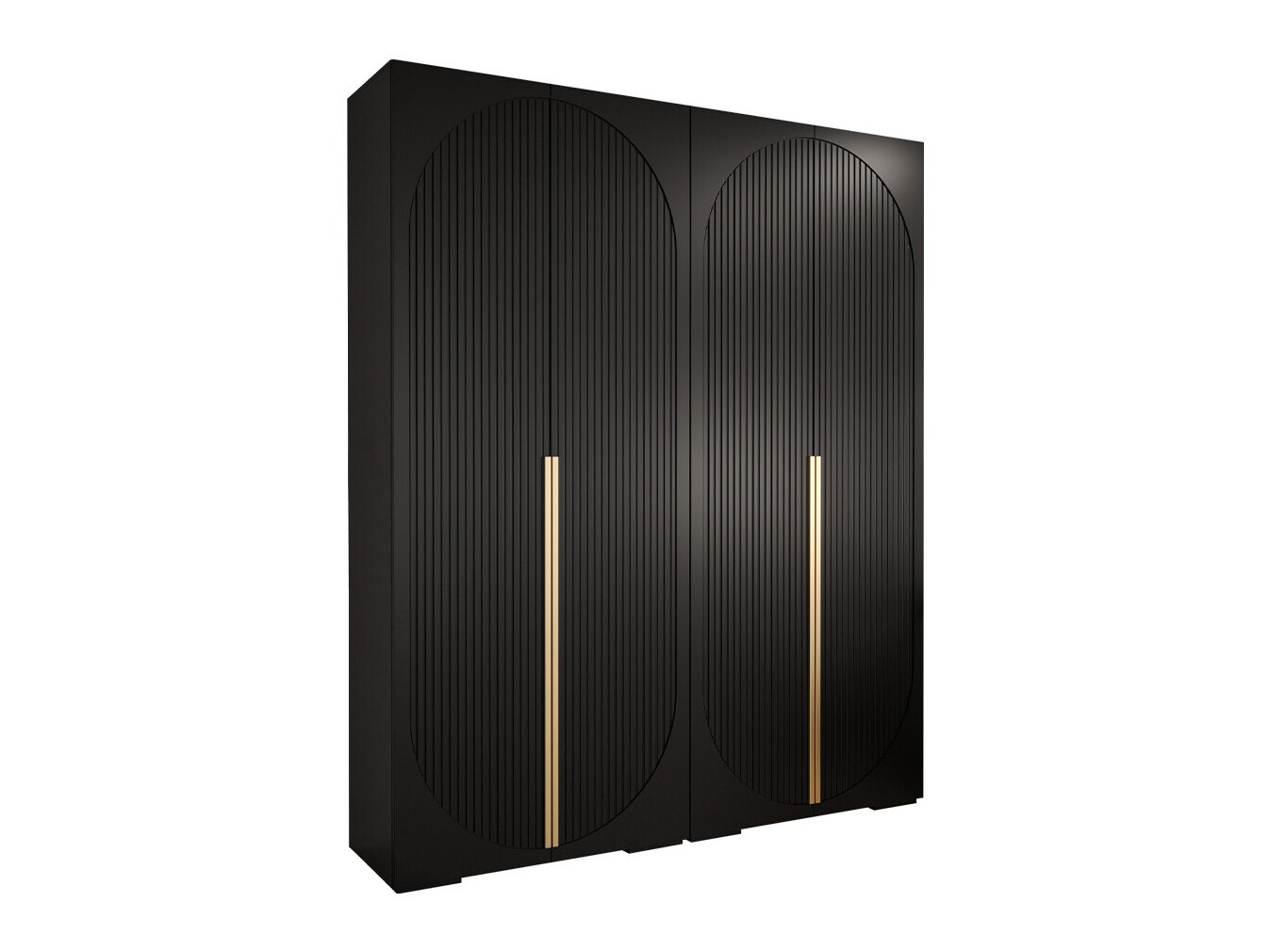 Gardróbszekrény Hartford 414 (Fekete)