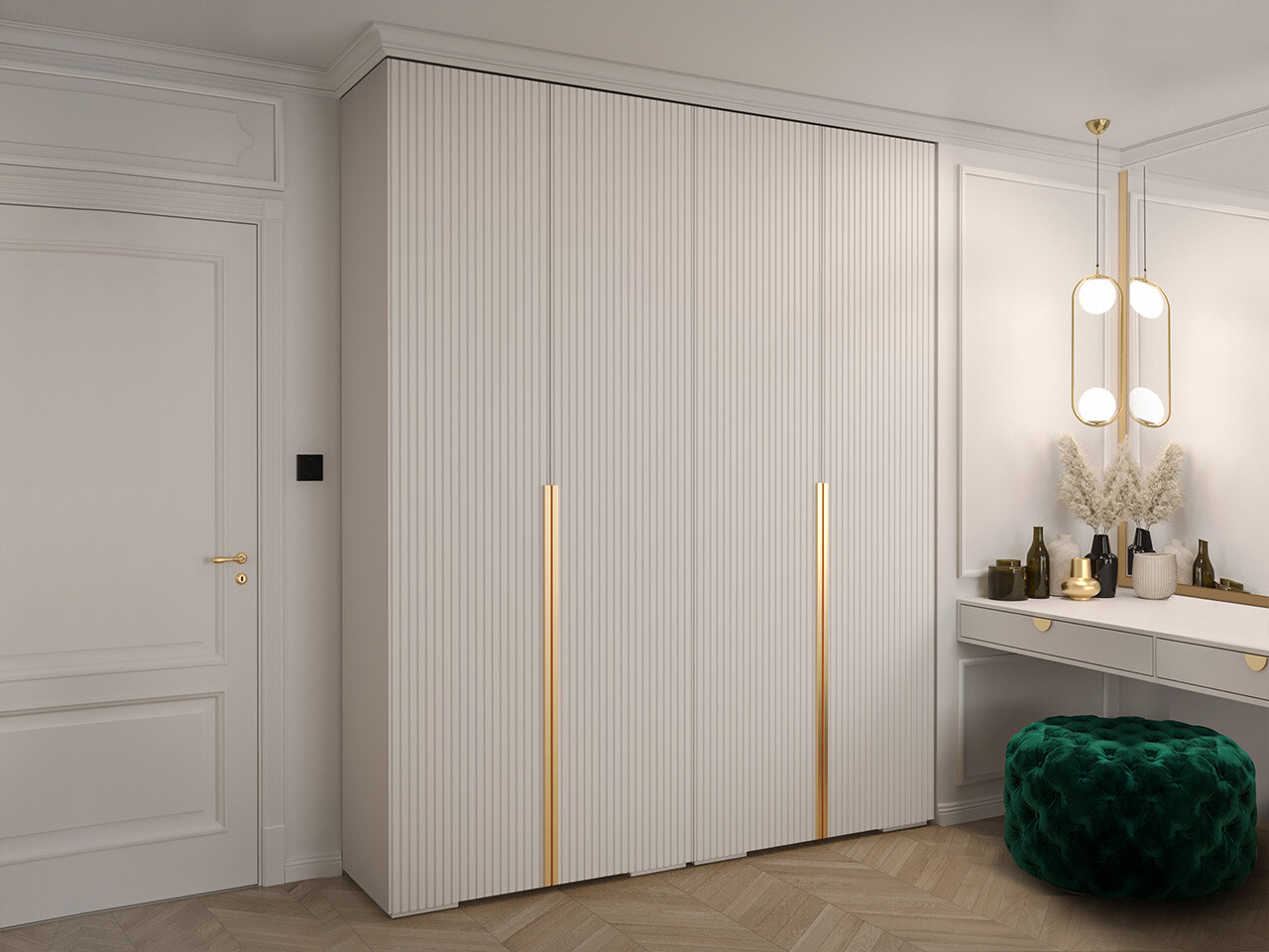 Gardróbszekrény Hartford 422 (Fehér)