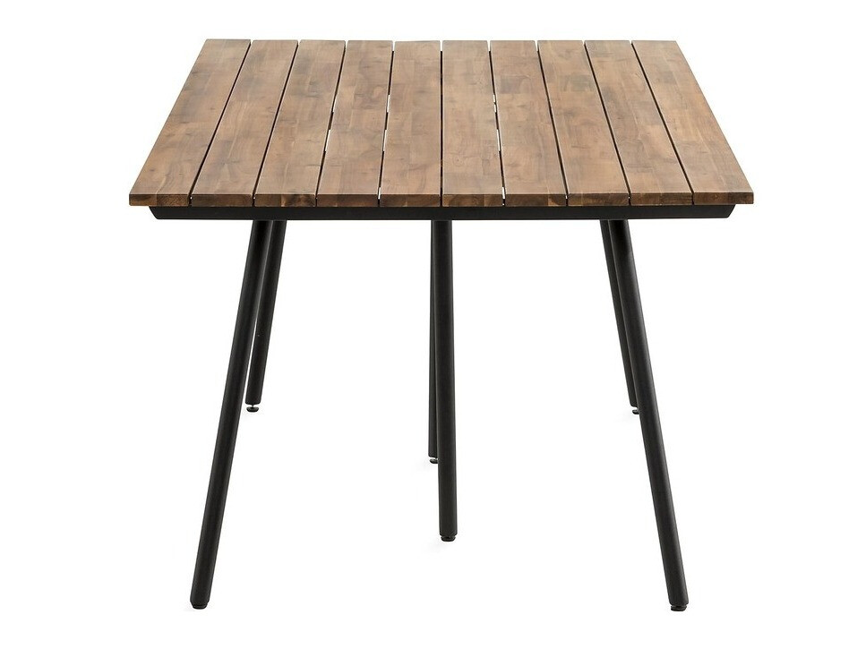 Asztal és szék garnitúra Comfort Garden 1572 (Fekete)