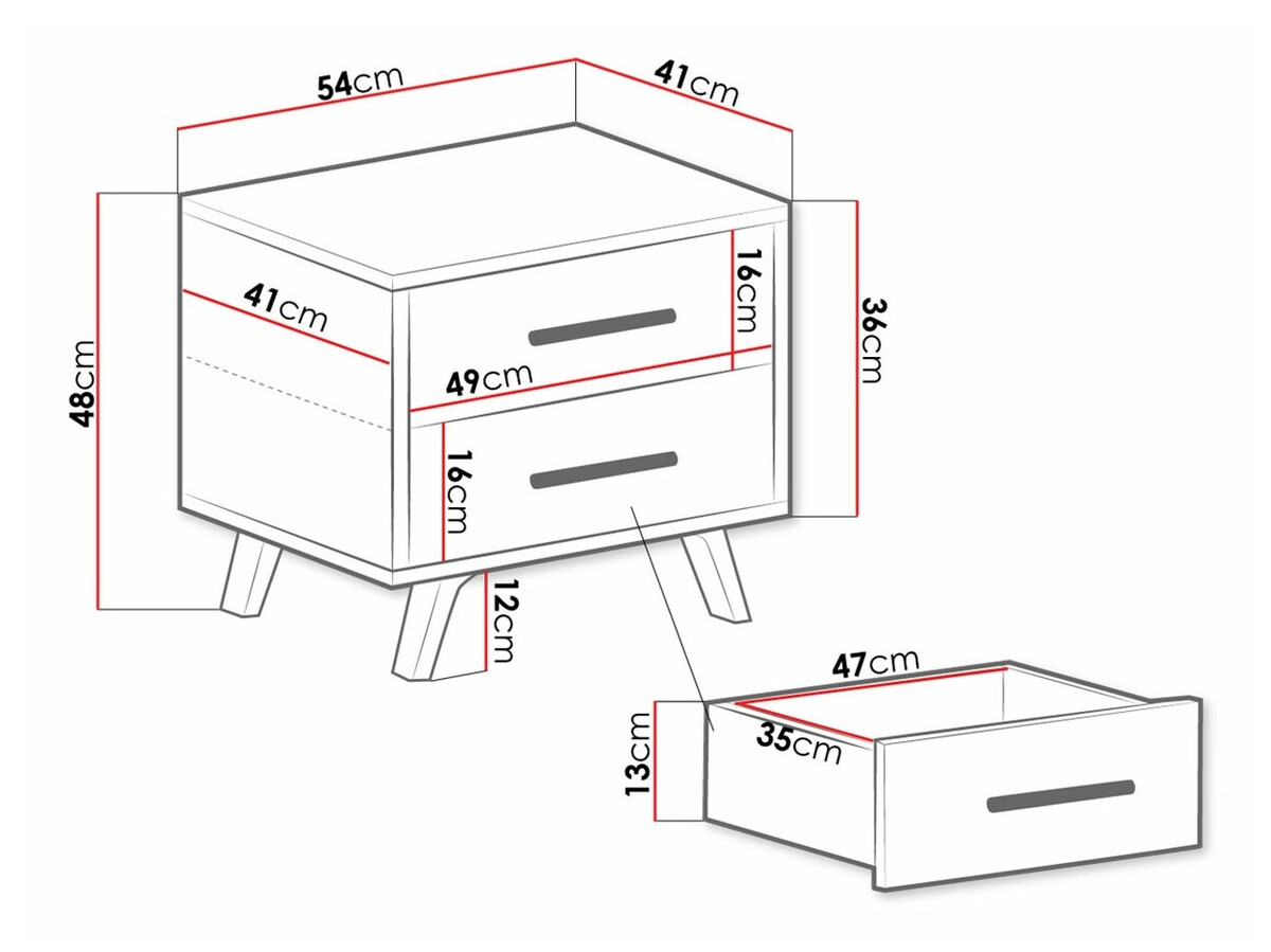 Éjjeliszekrény Rosa (Zöld + Aranysárga)