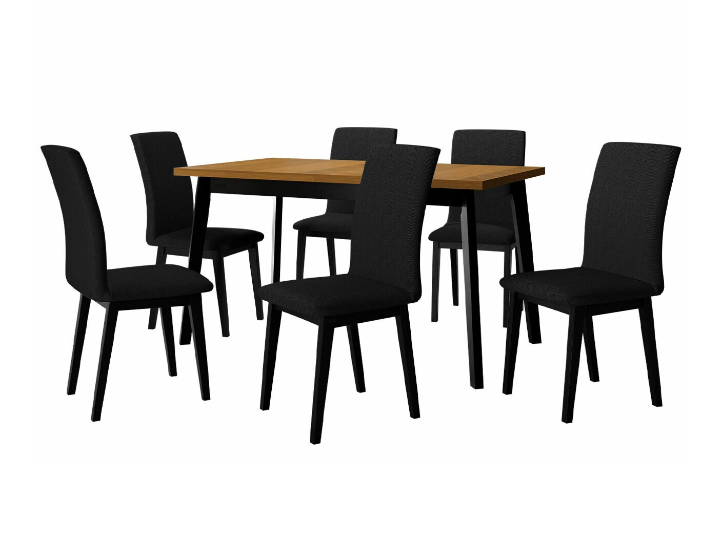 Étkezőgarnitúra Victorville 288 (Grandson tölgy + Fekete)