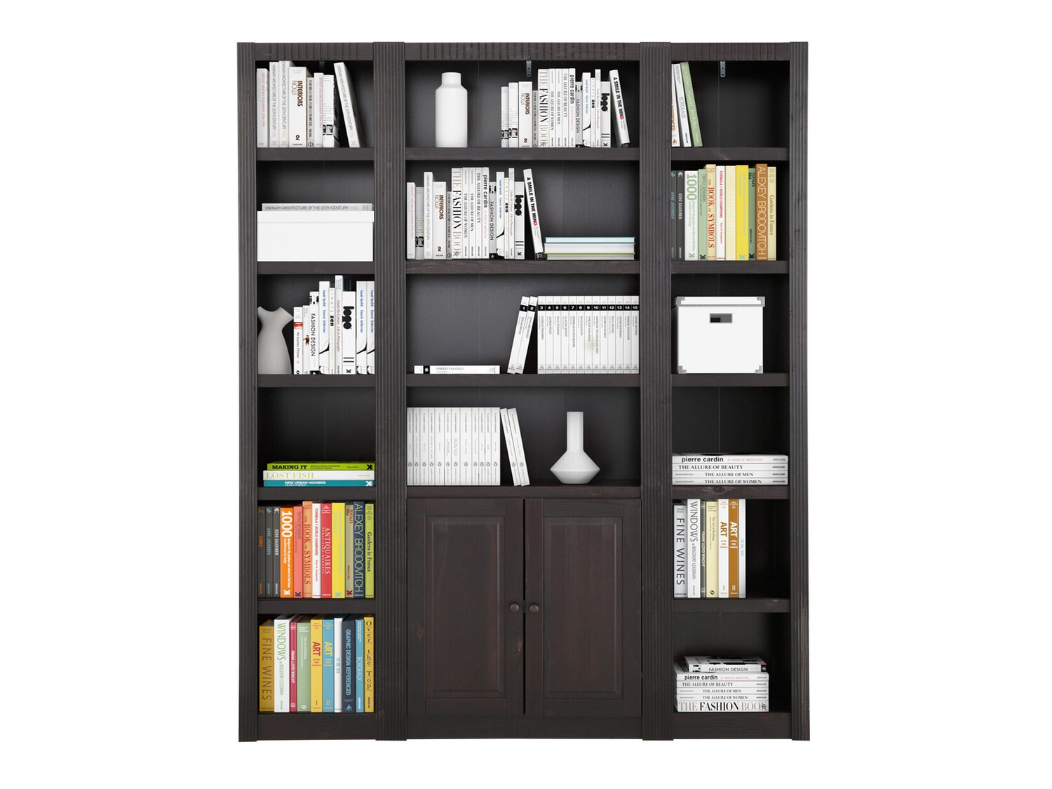 Polc szett Tulsa 584 (Sötét barna)