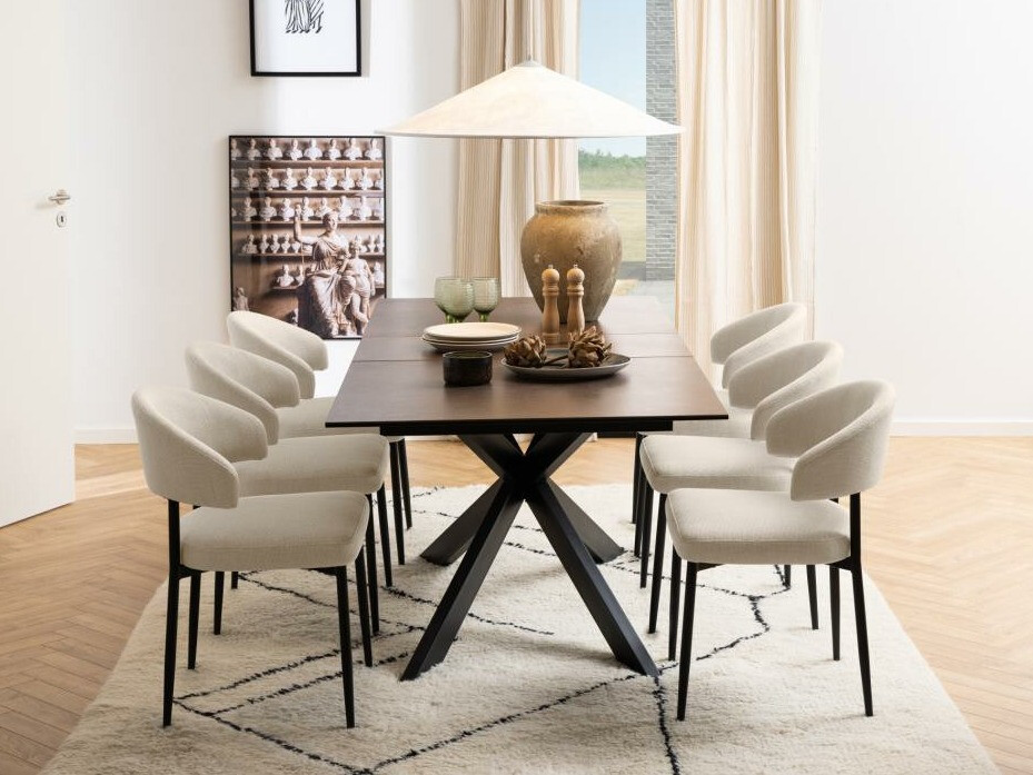 Asztal Norsica 685 (Fekete + Barna)