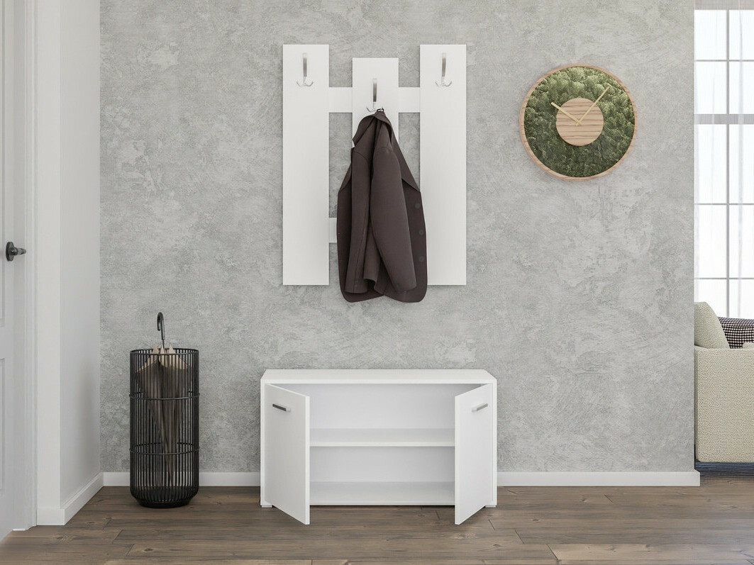 Előszoba garnitúra Torsalo 105 (Fehér)