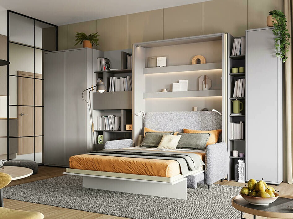 Könyvespolc Concept Pro Lenart Levfere 145 (Szürke)