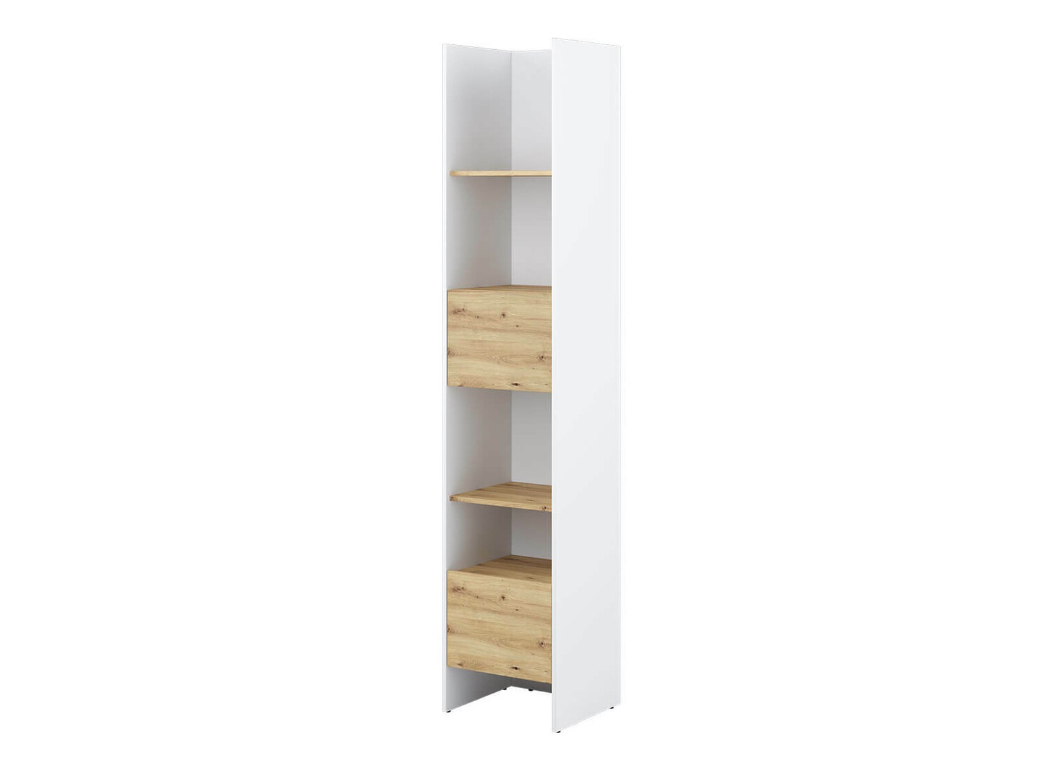 Könyvespolc Concept Pro Lenart VI (Fehér + Artisan tölgy)