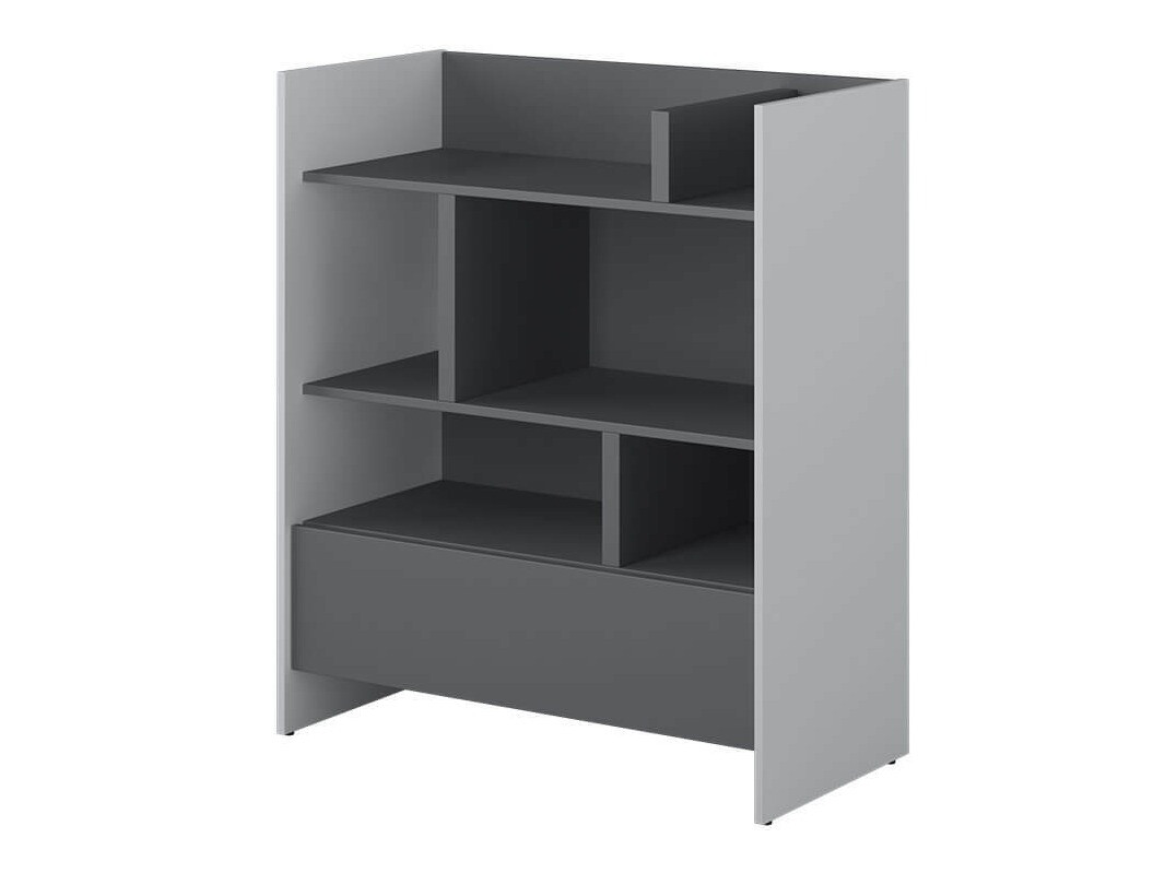Könyvespolc Concept Pro Lenart VIII (Szürke + Grafit)
