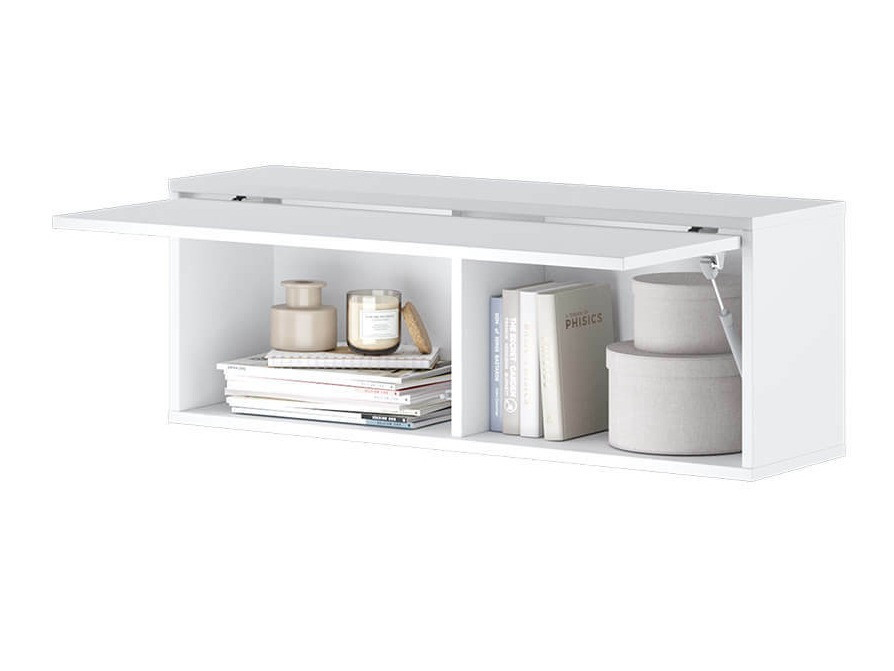 Fali szekrény Concept Pro Lenart Levfere 153 (Fehér)