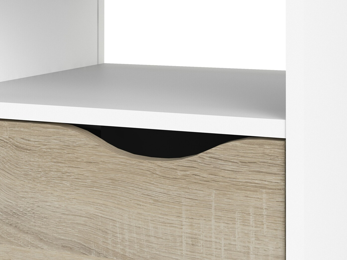 TV-állvány Tustin P109 (Fehér + Tölgy)