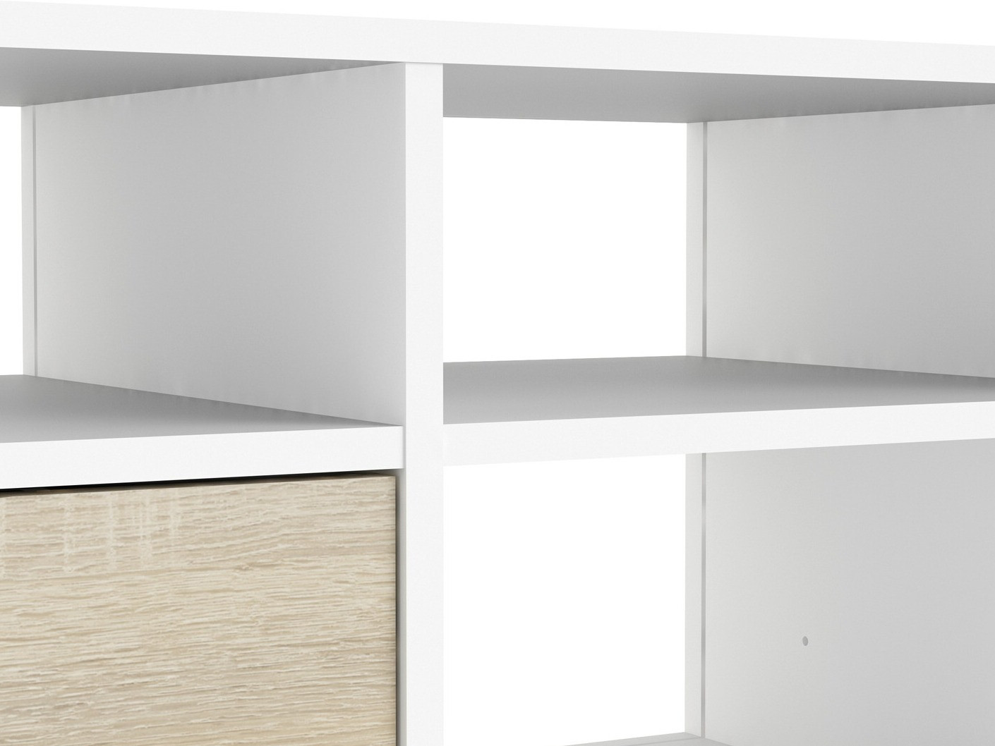 TV-állvány Tustin P109 (Fehér + Tölgy)