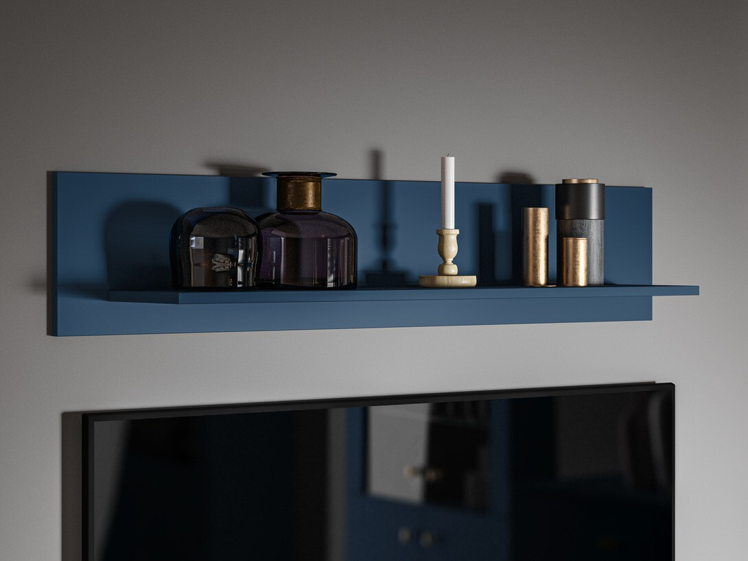 Fali polc Flonovu 107 (Sötétkék)