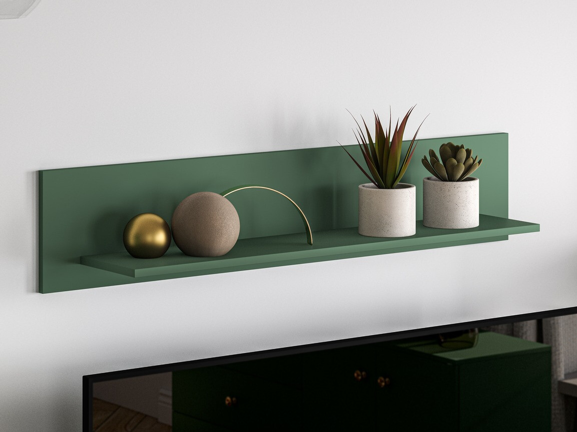 Fali polc Flonovu 107 (Sötétzöld)