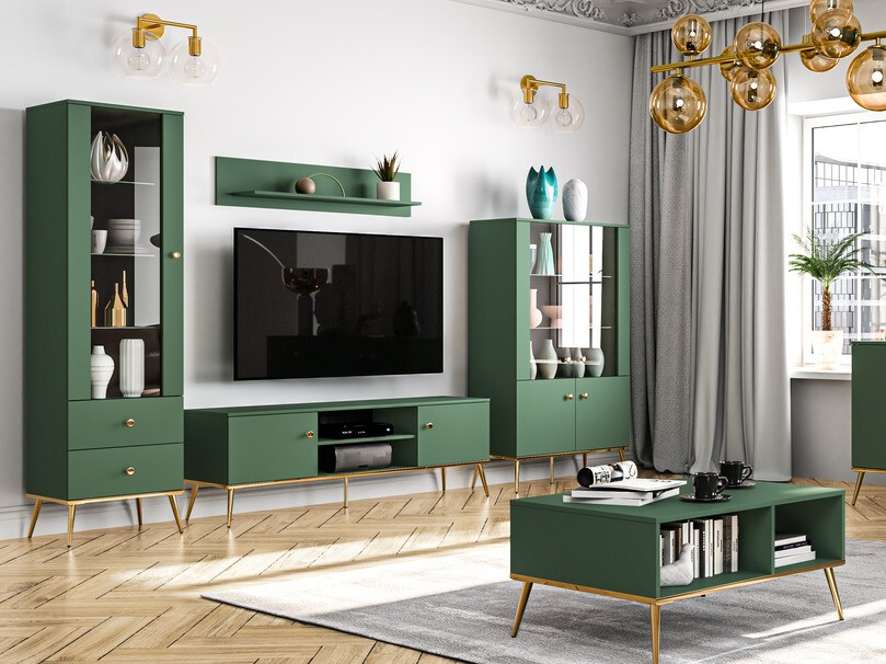 Fali polc Flonovu 107 (Sötétzöld)