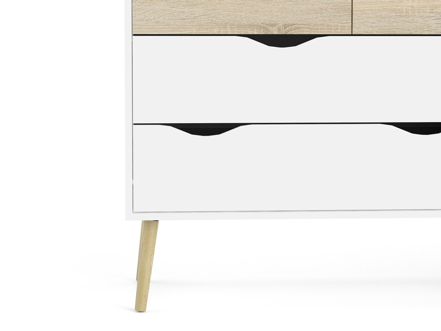 Komód Tustin P116 (Fehér + Tölgy)