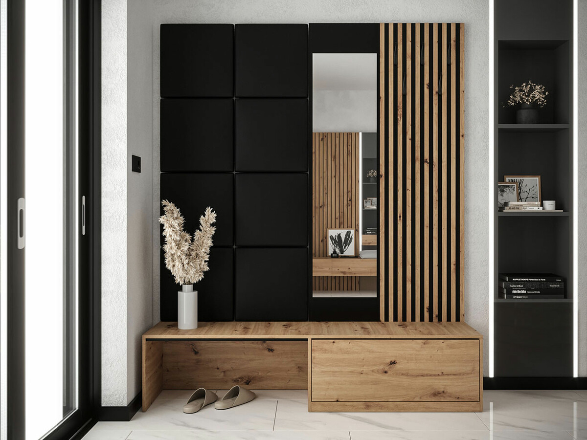 Előszoba garnitúra Fabor (Artisan tölgy + Soft 011)