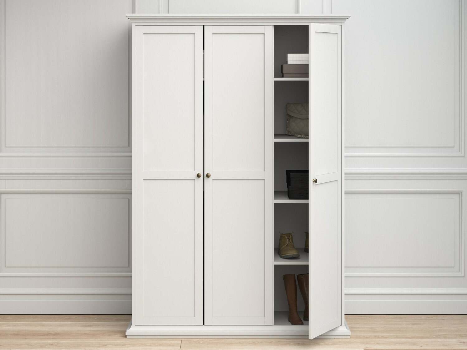 Gardróbszekrény Tustin R104 (Fehér)