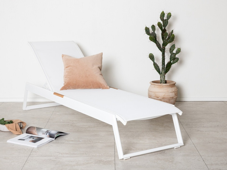 Kerti napozóágy Dallas 1082 (Fehér)