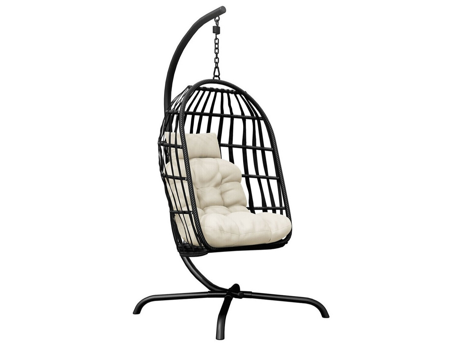 Függőszék Comfivo 316 (Fekete + Krém)