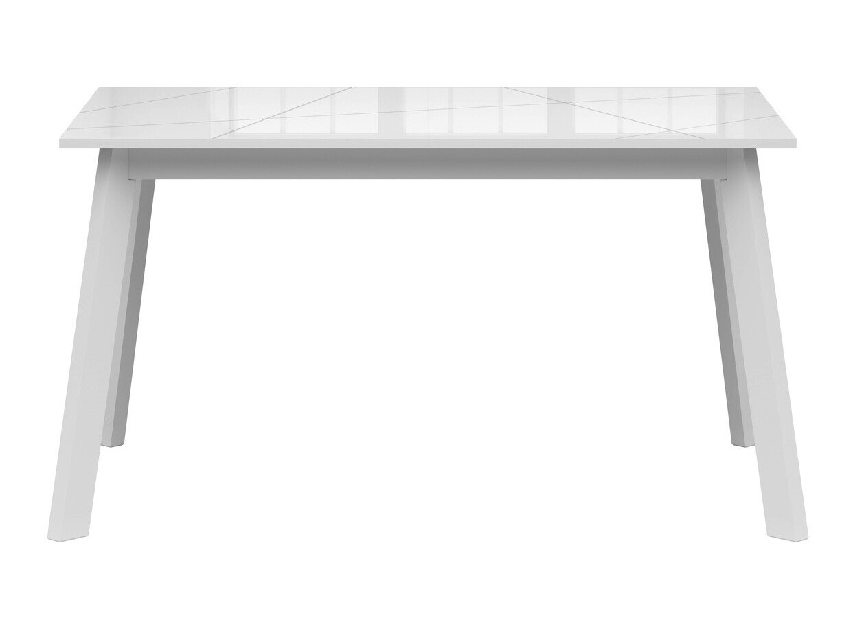 Asztal Fivale 125 (Fényes fehér + Fehér)