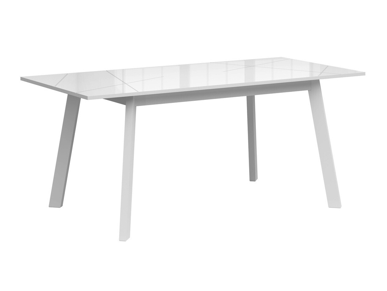 Asztal Fivale 125 (Fényes fehér + Fehér)