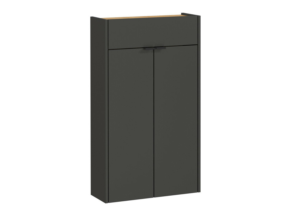 Cipőtároló Cirsale 101 (Grafit + Navarra tölgy)