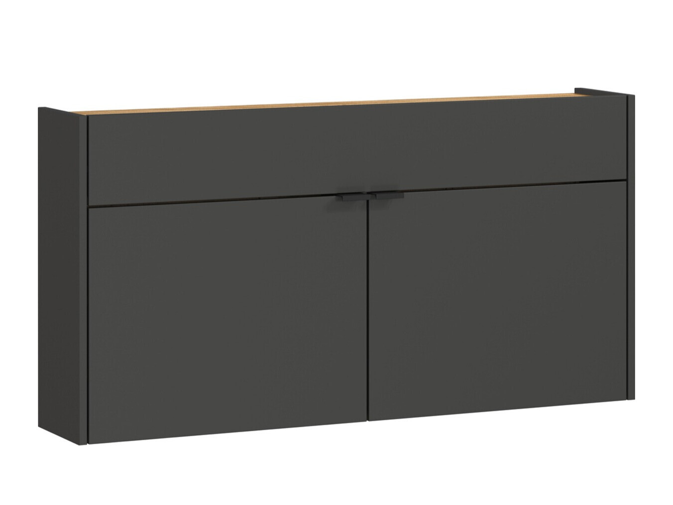 Cipőtároló Cirsale 102 (Grafit + Navarra tölgy)