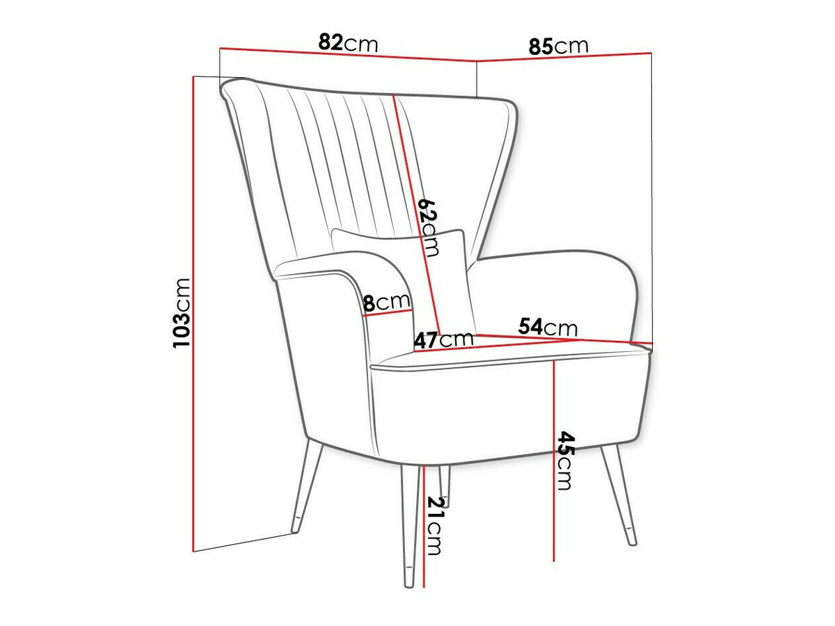 Fotel Orem 111 (Magic Velvet 2225)