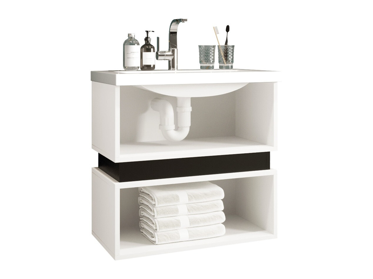 Fürdőszoba garnitúra Hartford K103 (Fehér + Fekete)