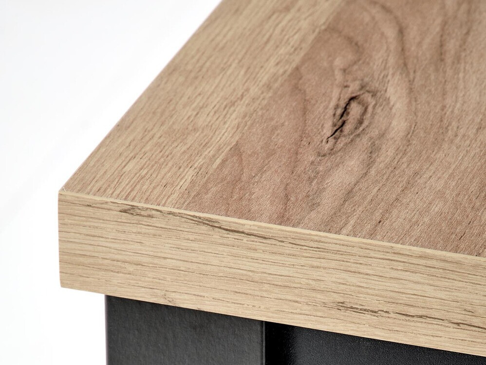 Asztal Houston 1562 (Fekete + Craft tölgy)