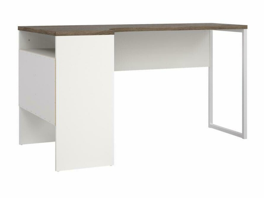 Sarok íróasztal Tustin 201 (Fehér + Triufel tölgy)