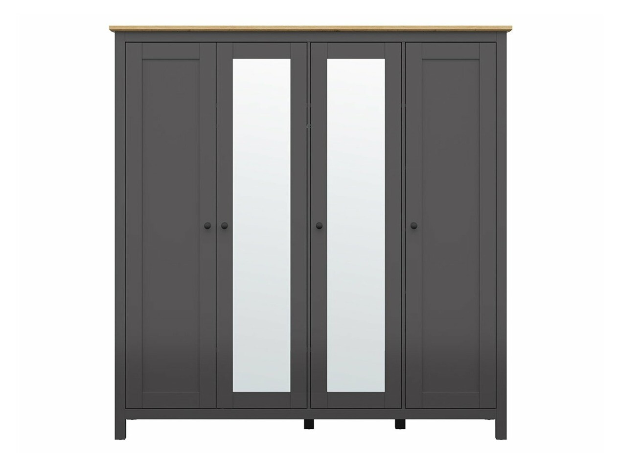 Gardróbszekrény Sordoro 133 (Grafit + Artisan tölgy)