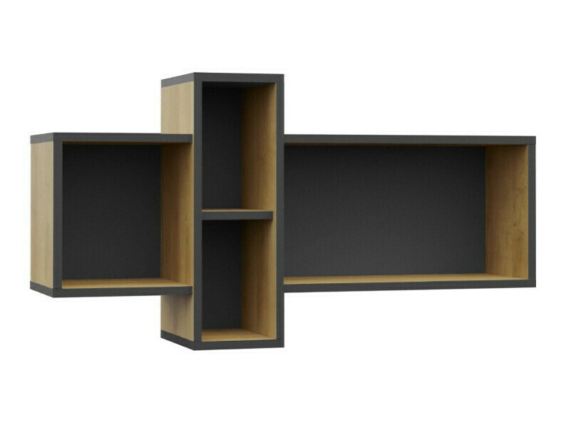 Bútorkészlet Tenmele 113 (Grafit + Riviera tölgy)