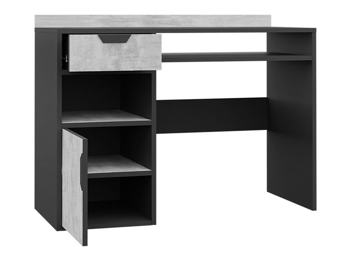 Bútorkészlet Tenmele 113 (Grafit + Riviera tölgy)