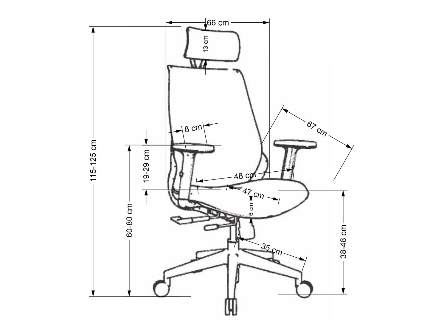 Irodai szék Houston 1417
