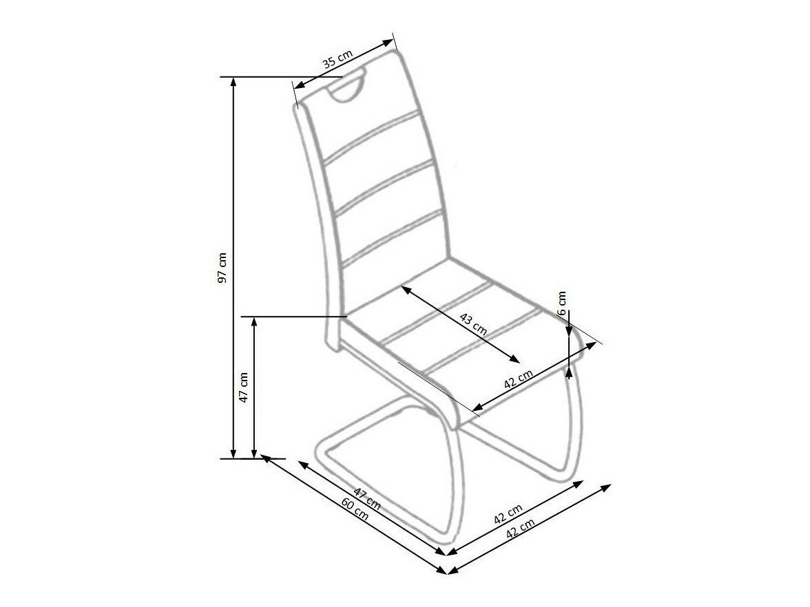 Szék Houston 255 (Fehér)
