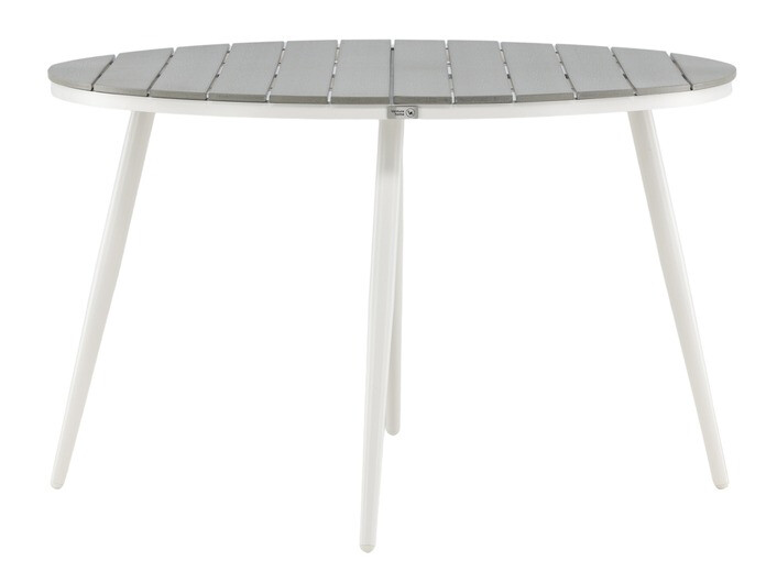 Asztal és szék garnitúra Dallas 3924 (Fehér + Szürke)