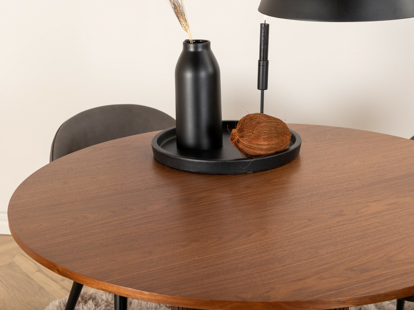 Étkezőgarnitúra Dallas 3071 (Szürke + Fekete)